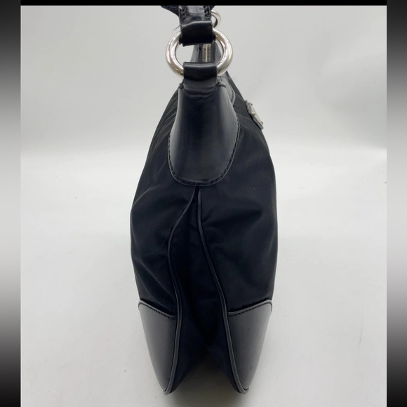 🥳Prada Tessuto Black Nylon/ Leather Shoulder/Crossbody Bag - Picture 7 of 16